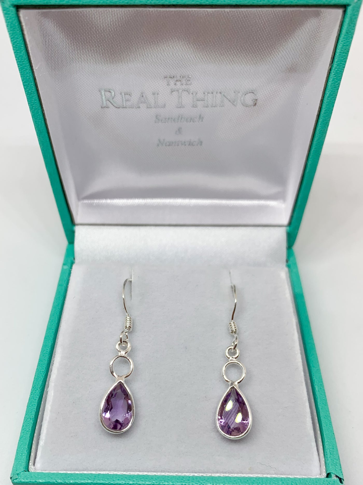 Amethyst Tear Drop Earrings