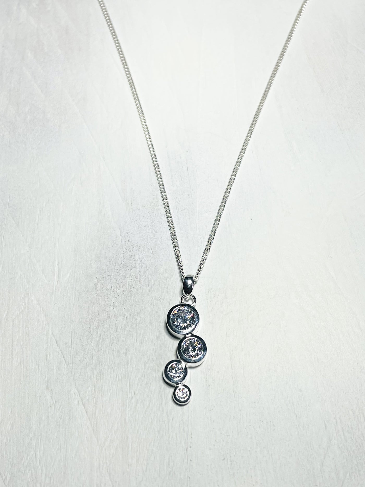 Dew Scattered Cz Pendant