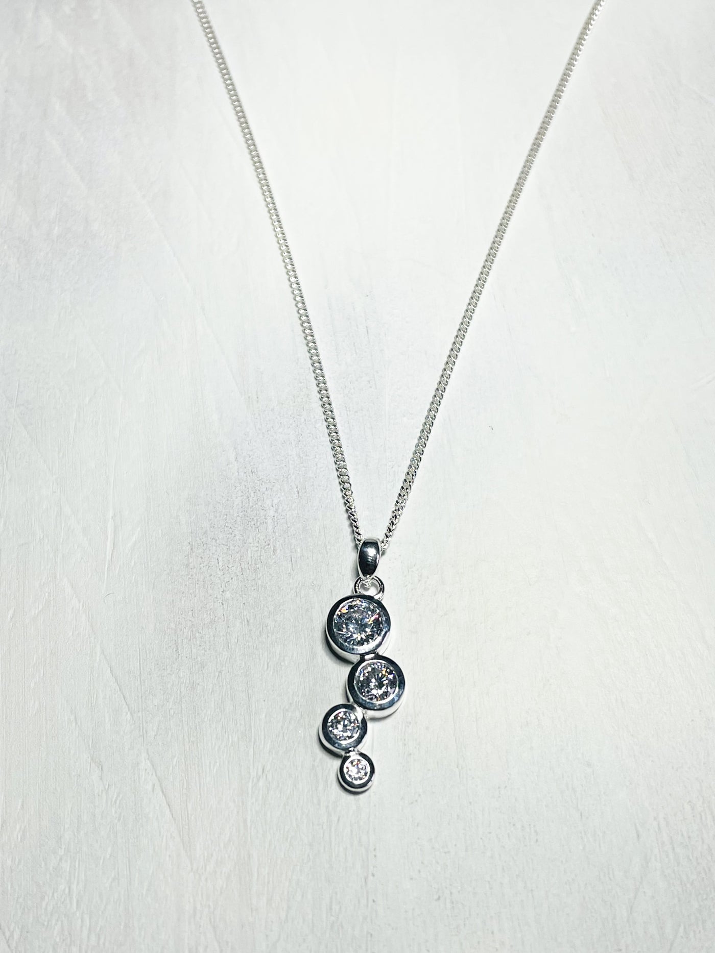 Dew Scattered Cz Pendant