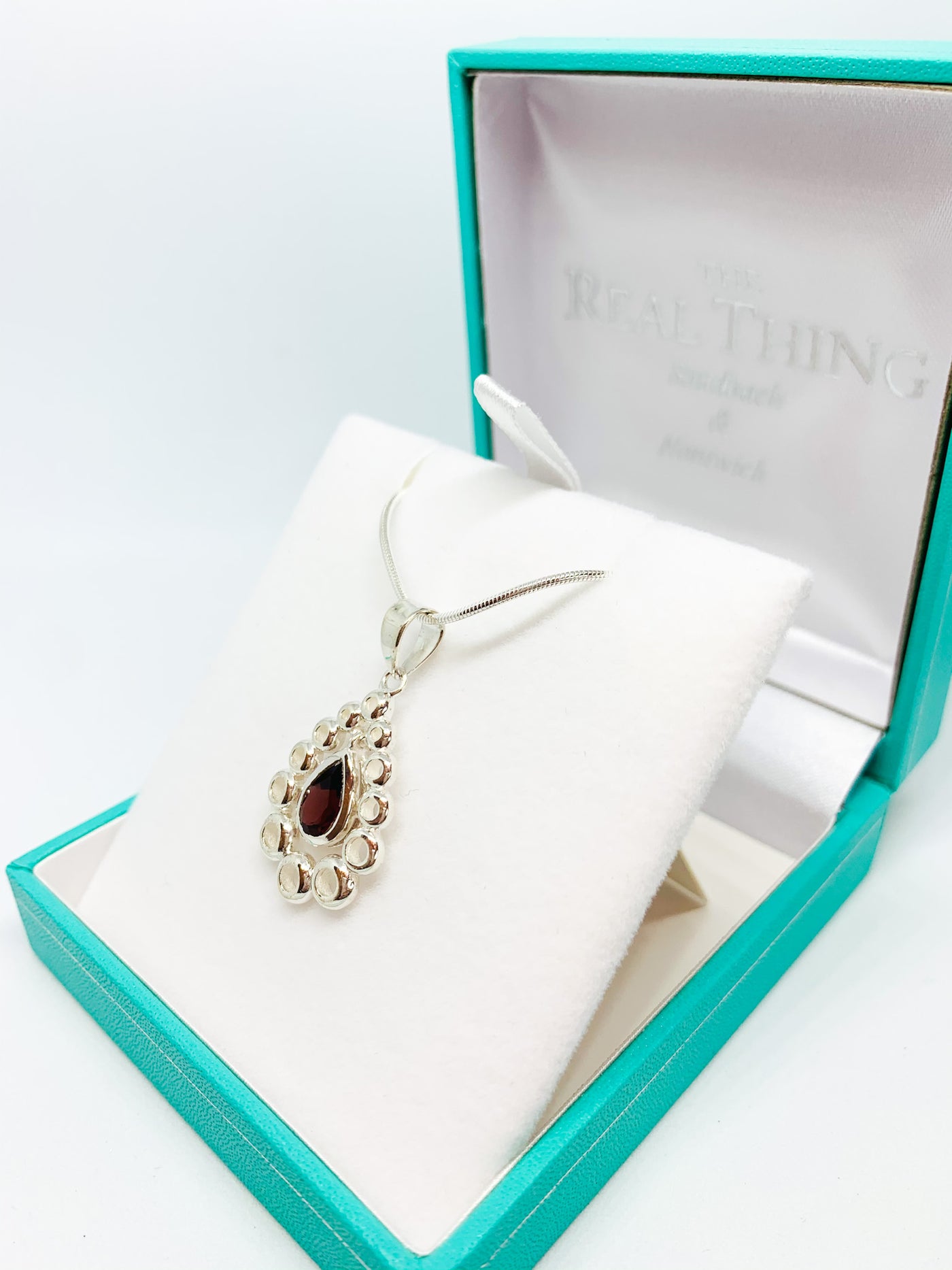 Garnet Fancy Teardrop Pendant