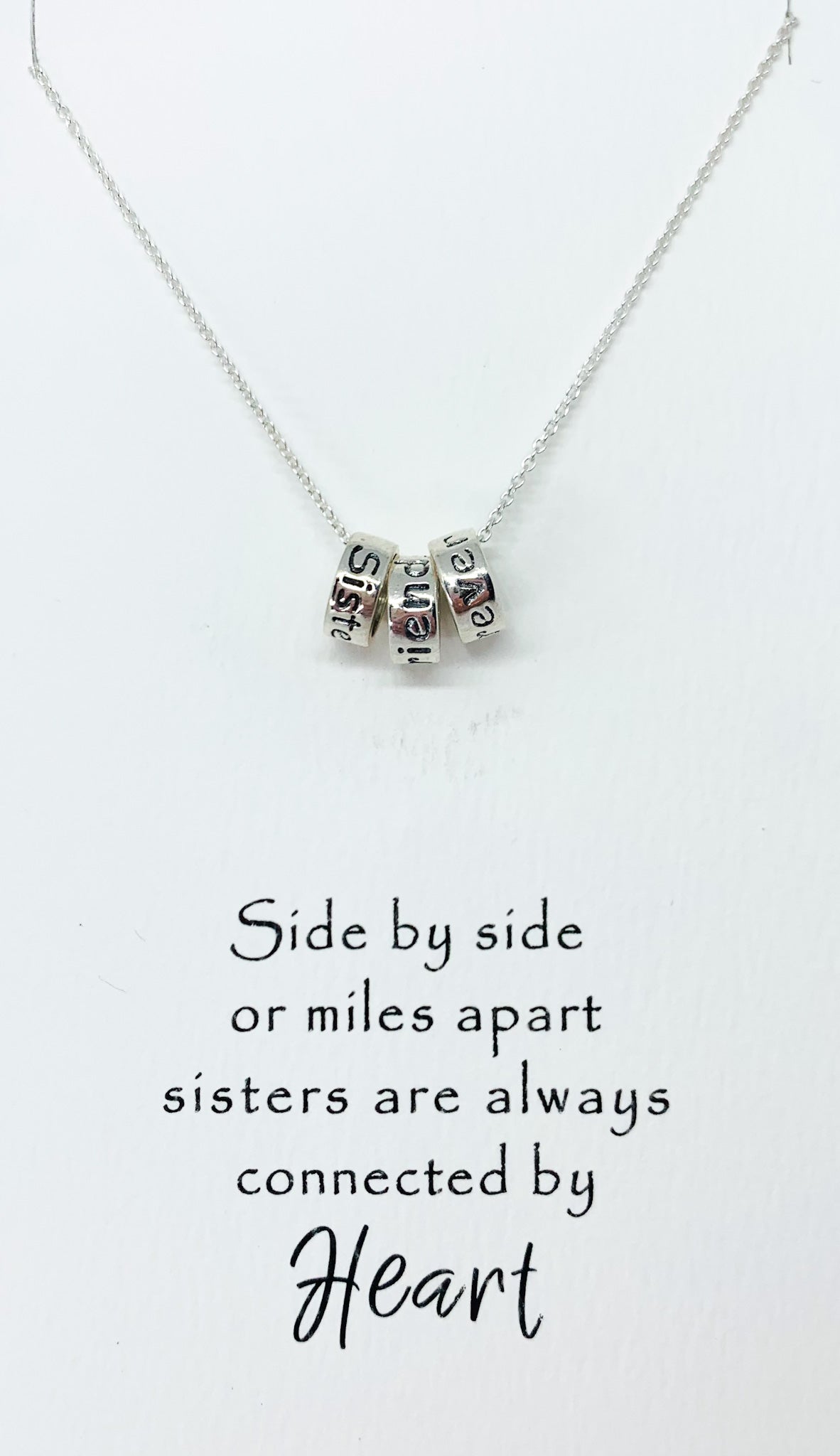 silver sisters necklace