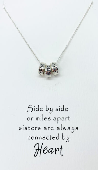 silver sisters necklace