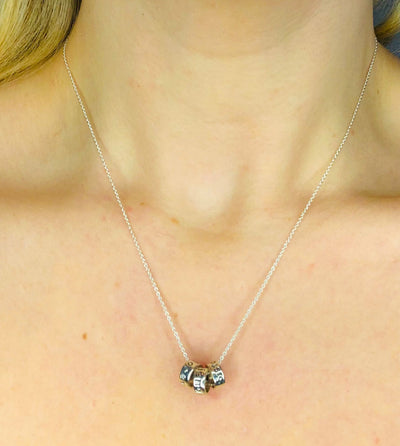 Sisters Connected By Heart Necklace