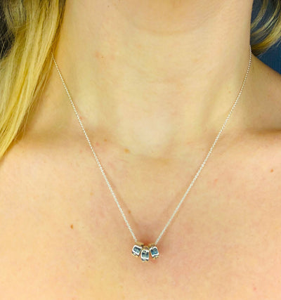 Sisters Connected By Heart Necklace