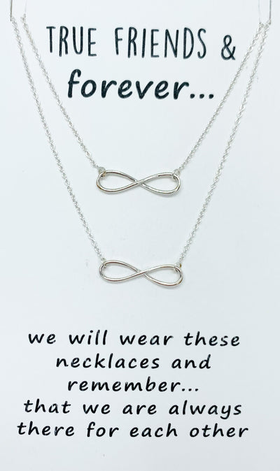 Infinity Friends Double Necklace