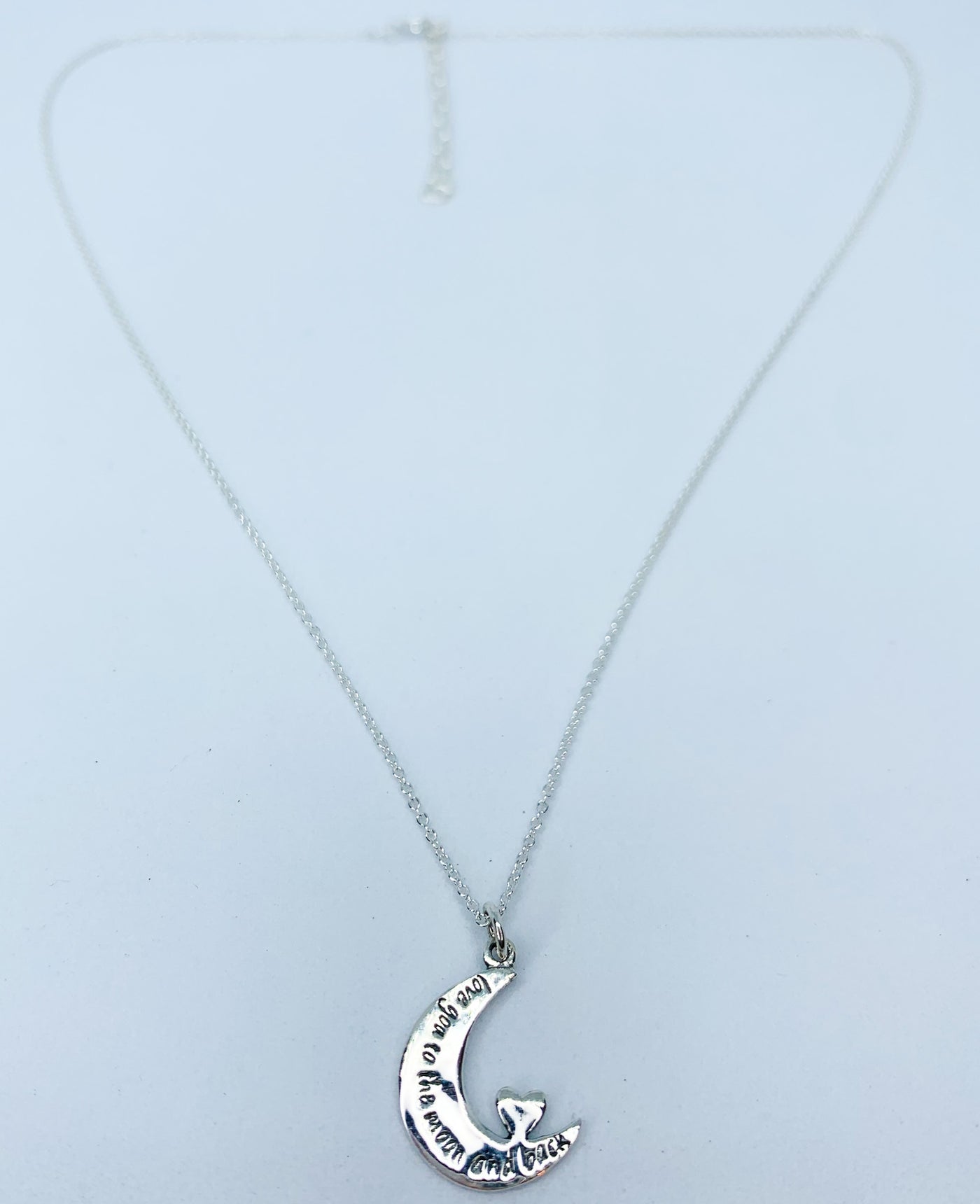 Love You To The Moon Crescent Necklace
