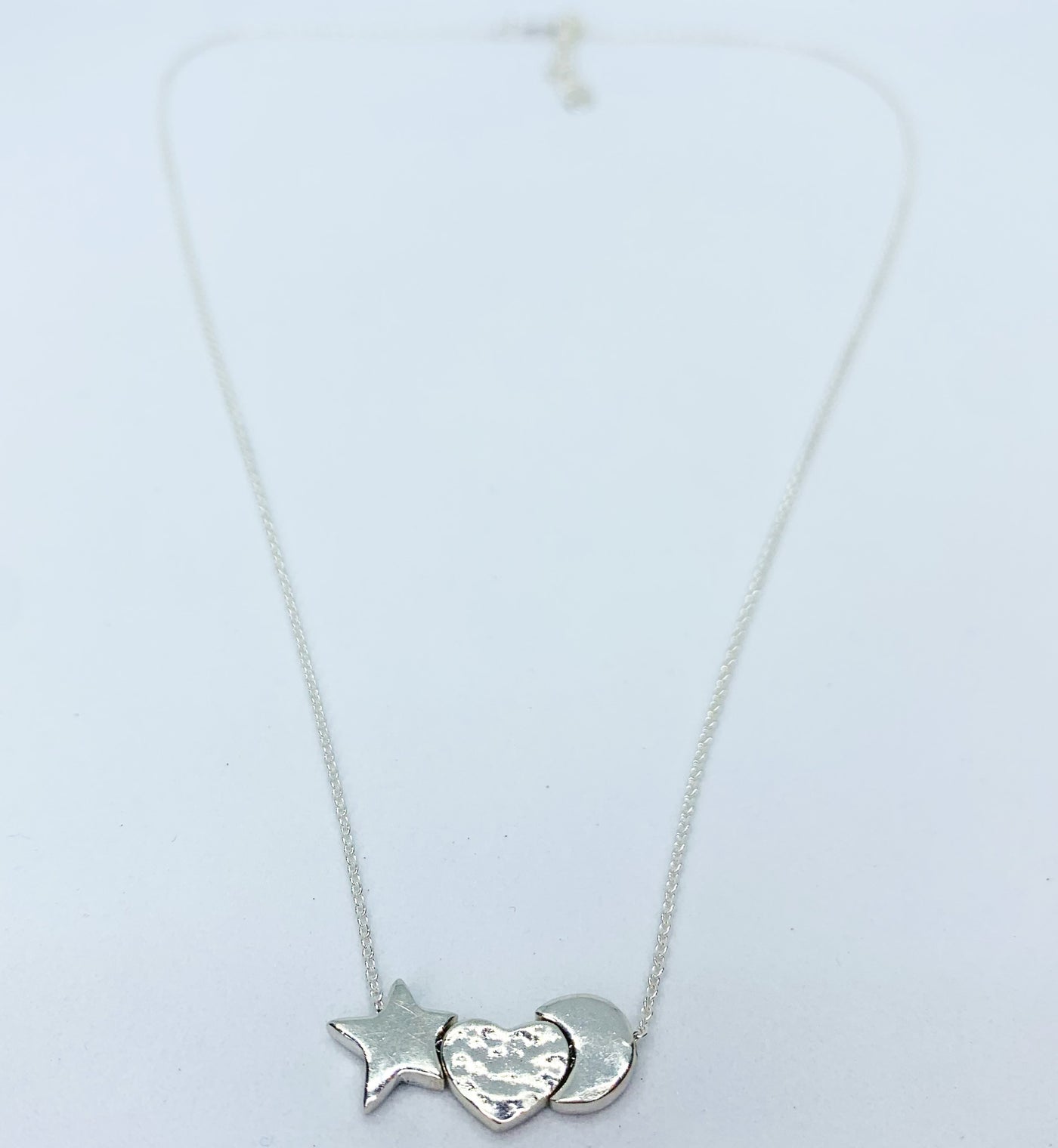 Star Moon Heart Necklace