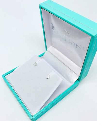 Moon & Star Odd Stud Earrings
