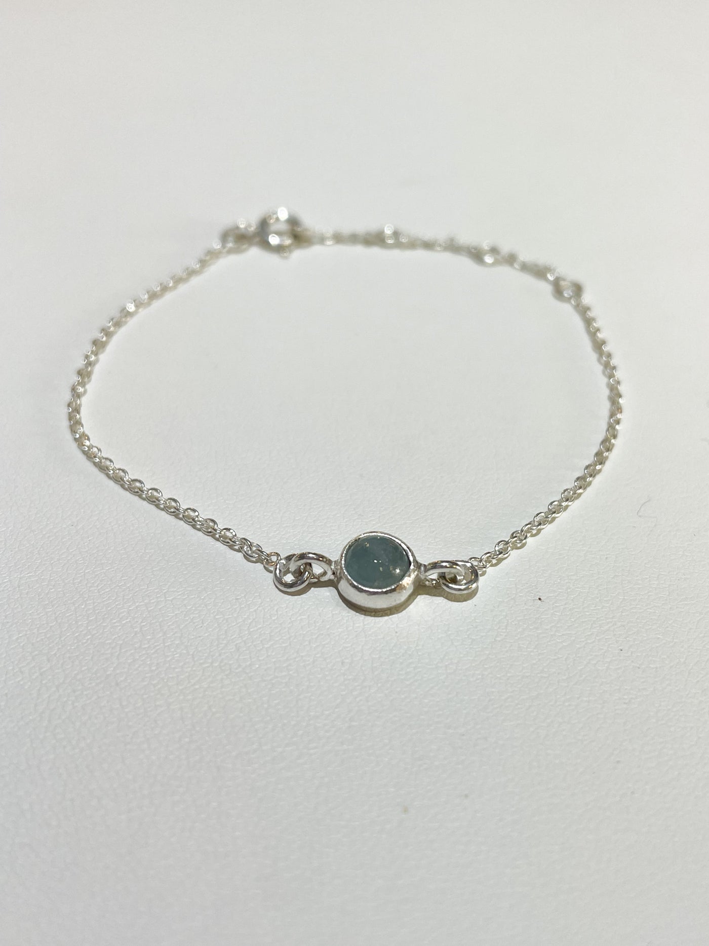 Dainty Aquamarine Bracelet