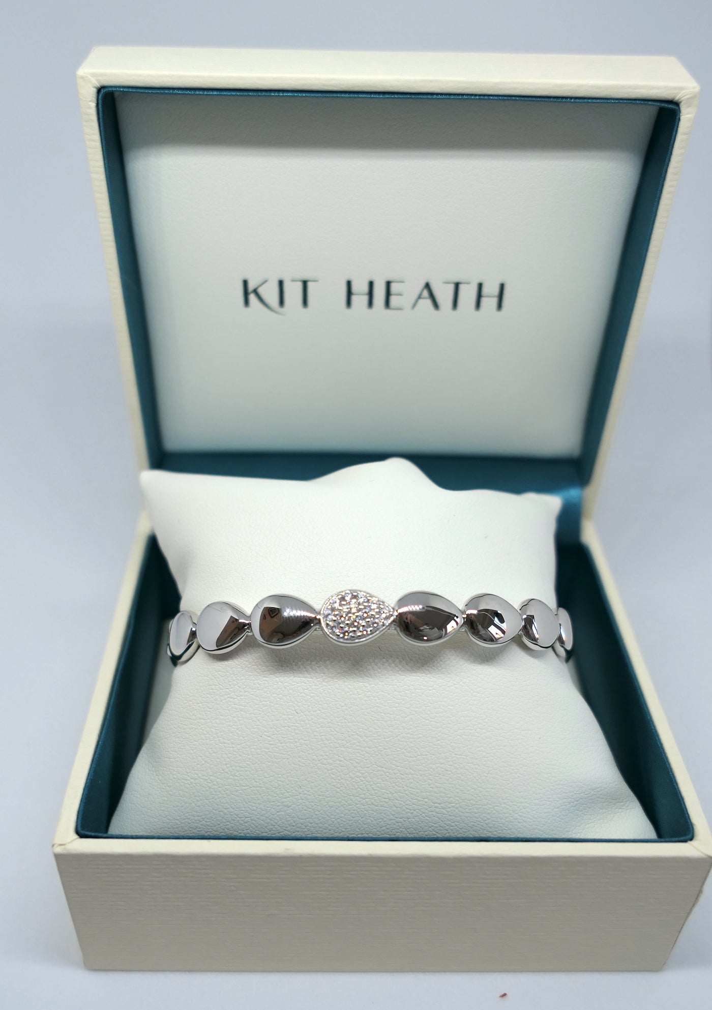 Kit Heath Coast Pebble CZ Bangle