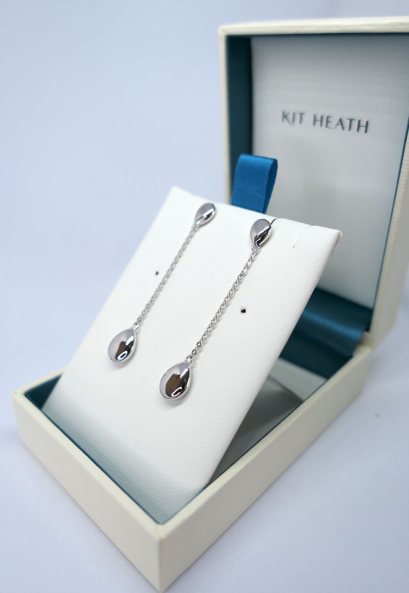 Kit Heath Coast Pebble Chain Drop Earrings