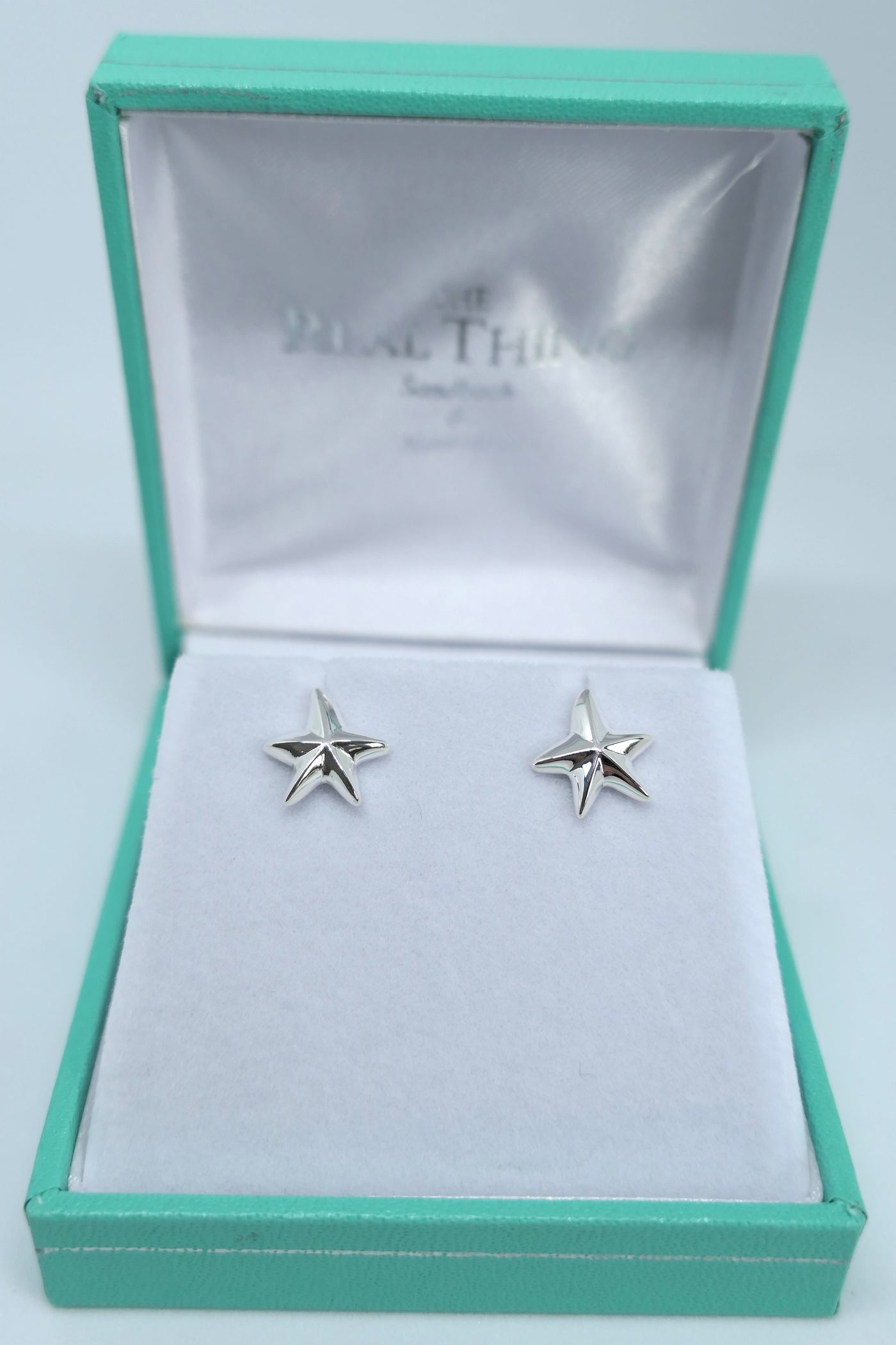 Silver Starfish Stud Earrings