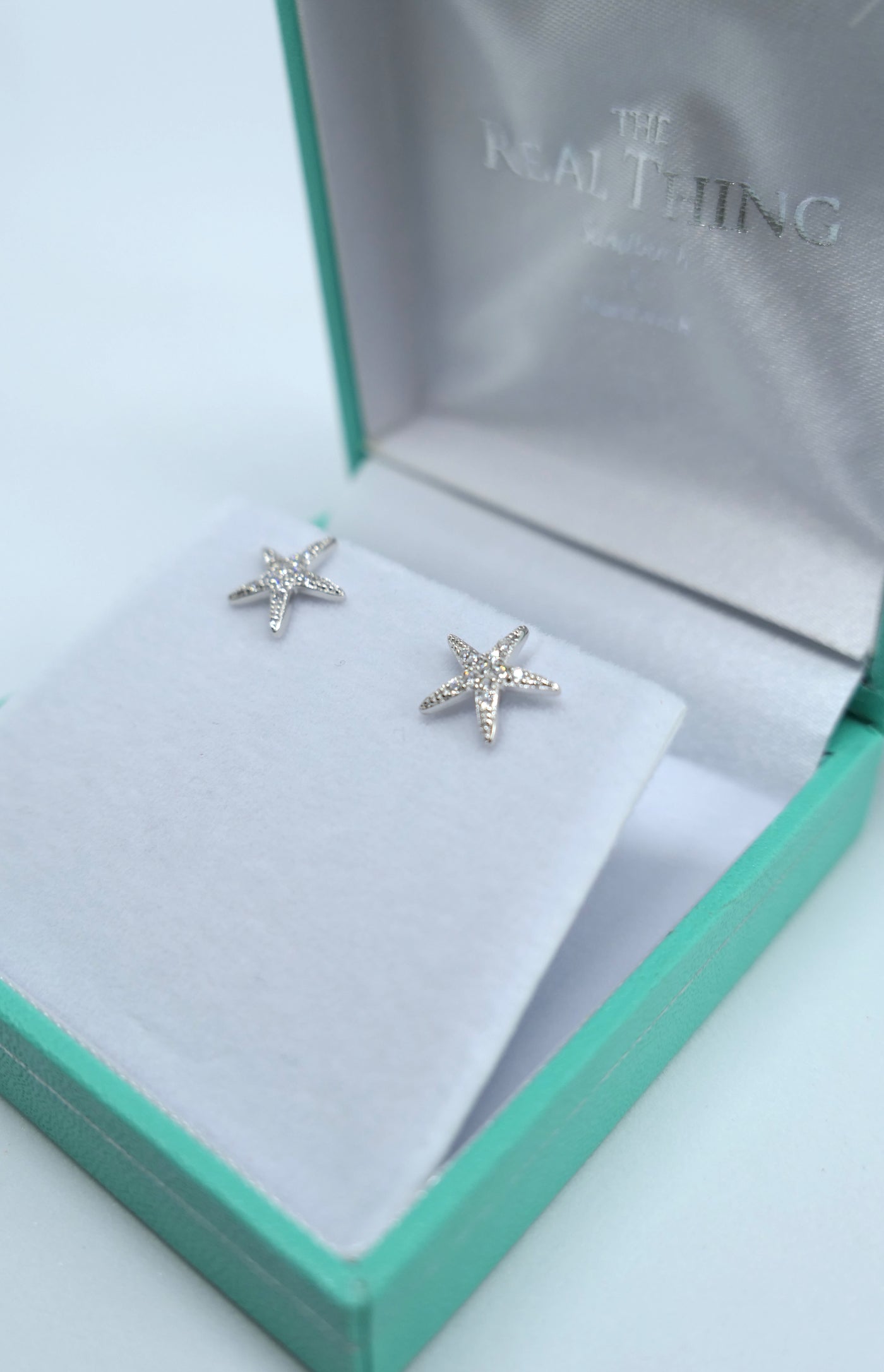 Crystal Starfish Stud Earrings