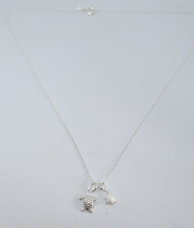 Mum & Baby Turtle Necklace