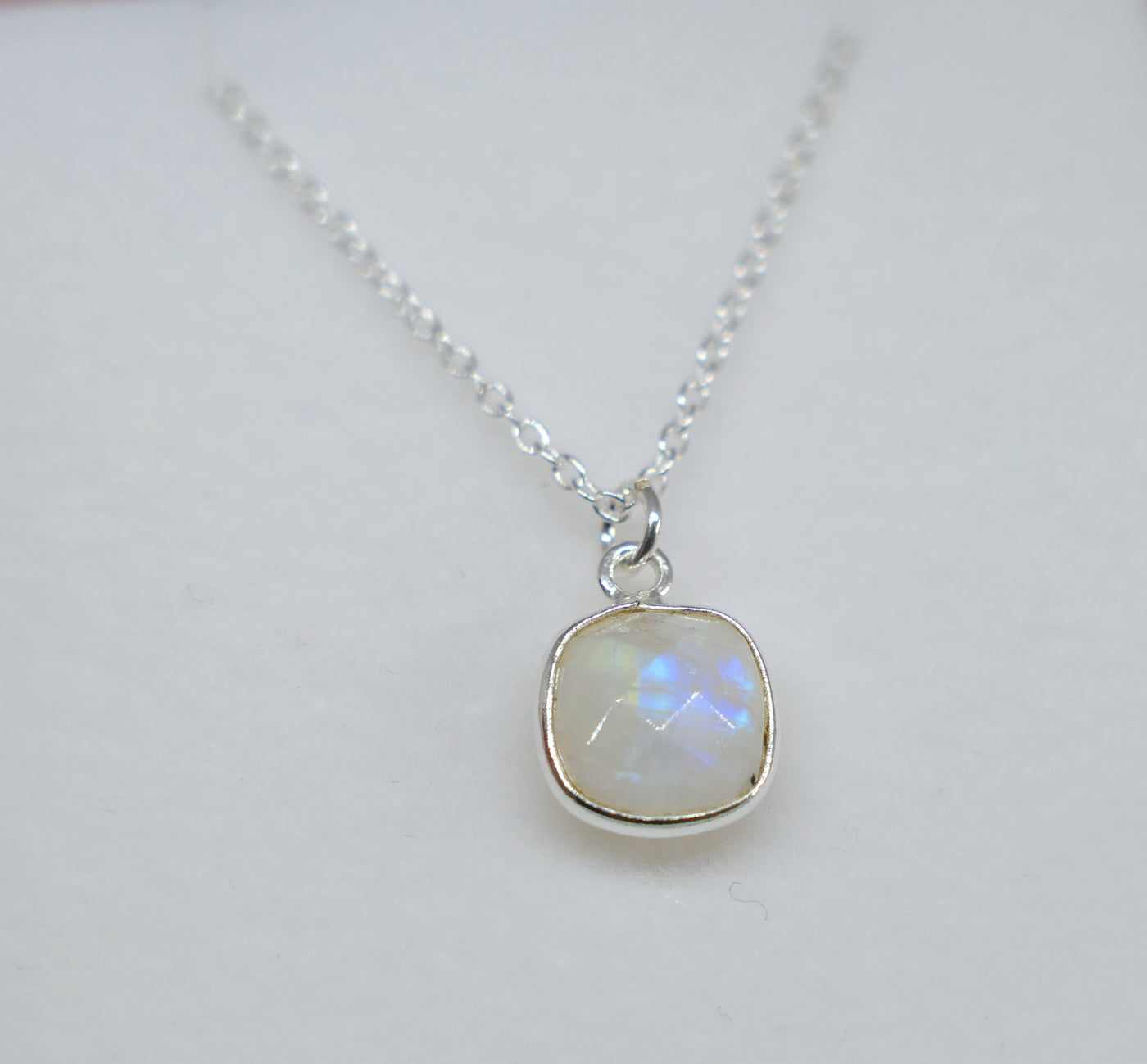 Moonstone Square Pendant