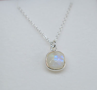 Moonstone Square Pendant