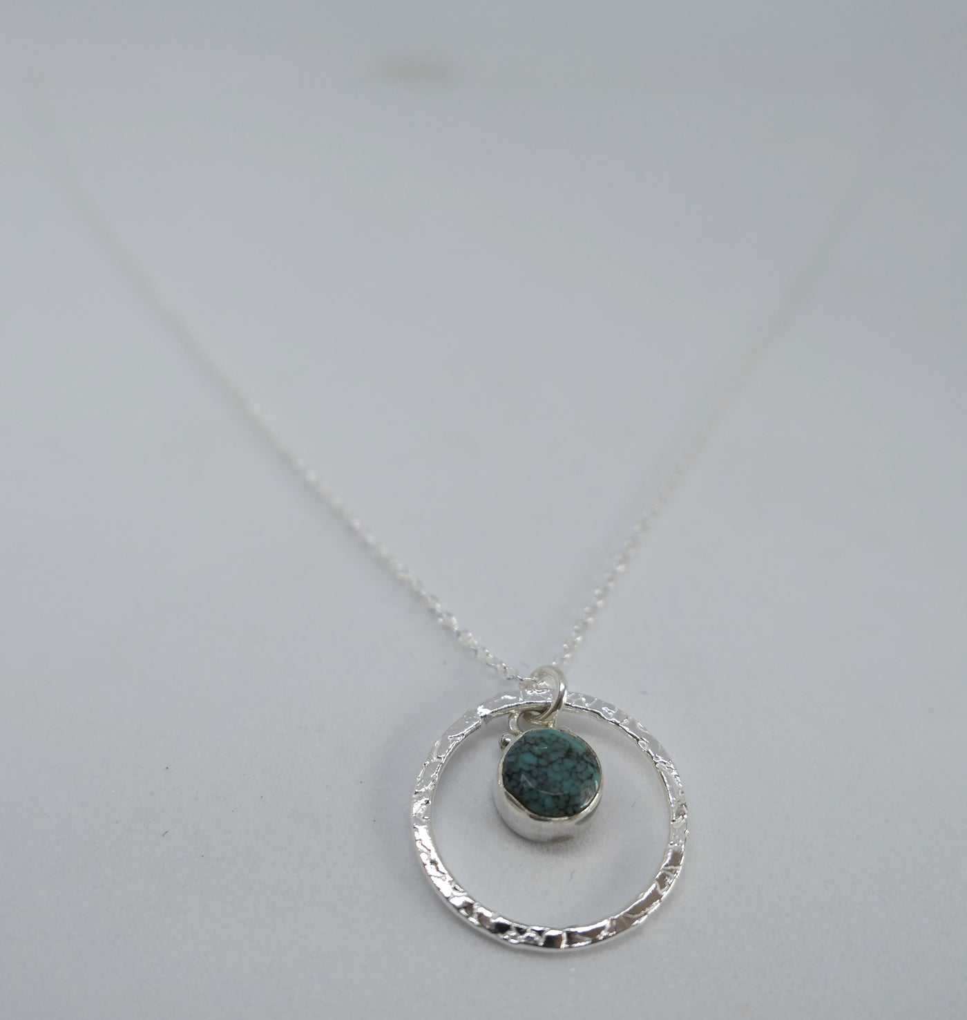 Turquoise Halo Necklace