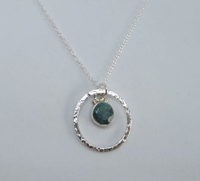 Turquoise Halo Necklace