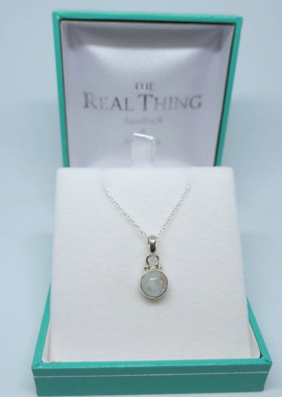 Round Moonstone Pendant