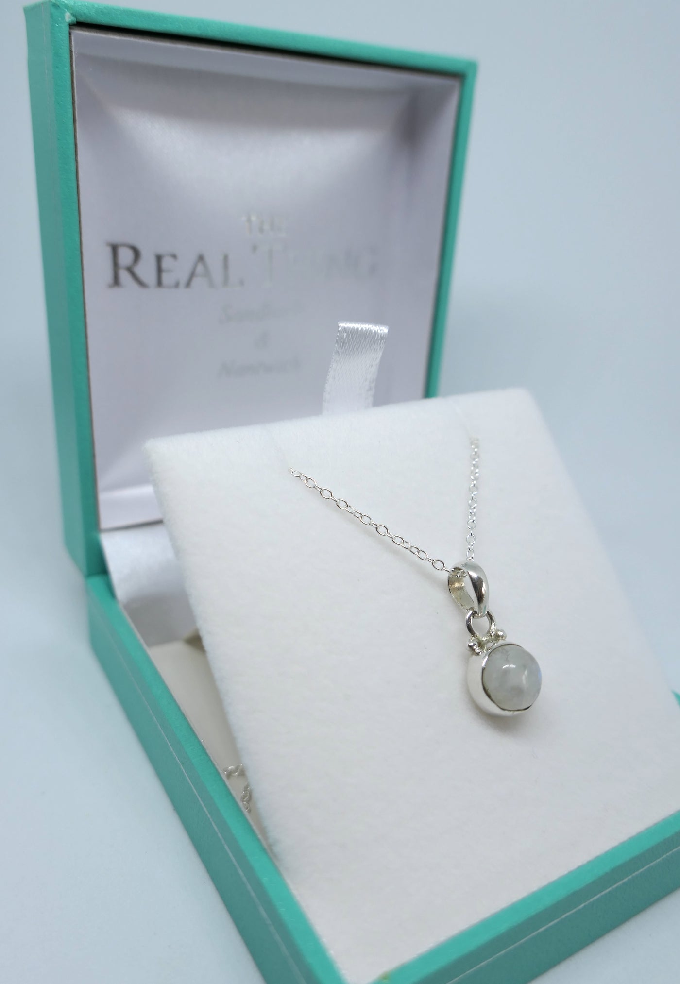 Round Moonstone Pendant