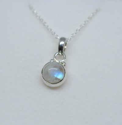 Round Moonstone Pendant