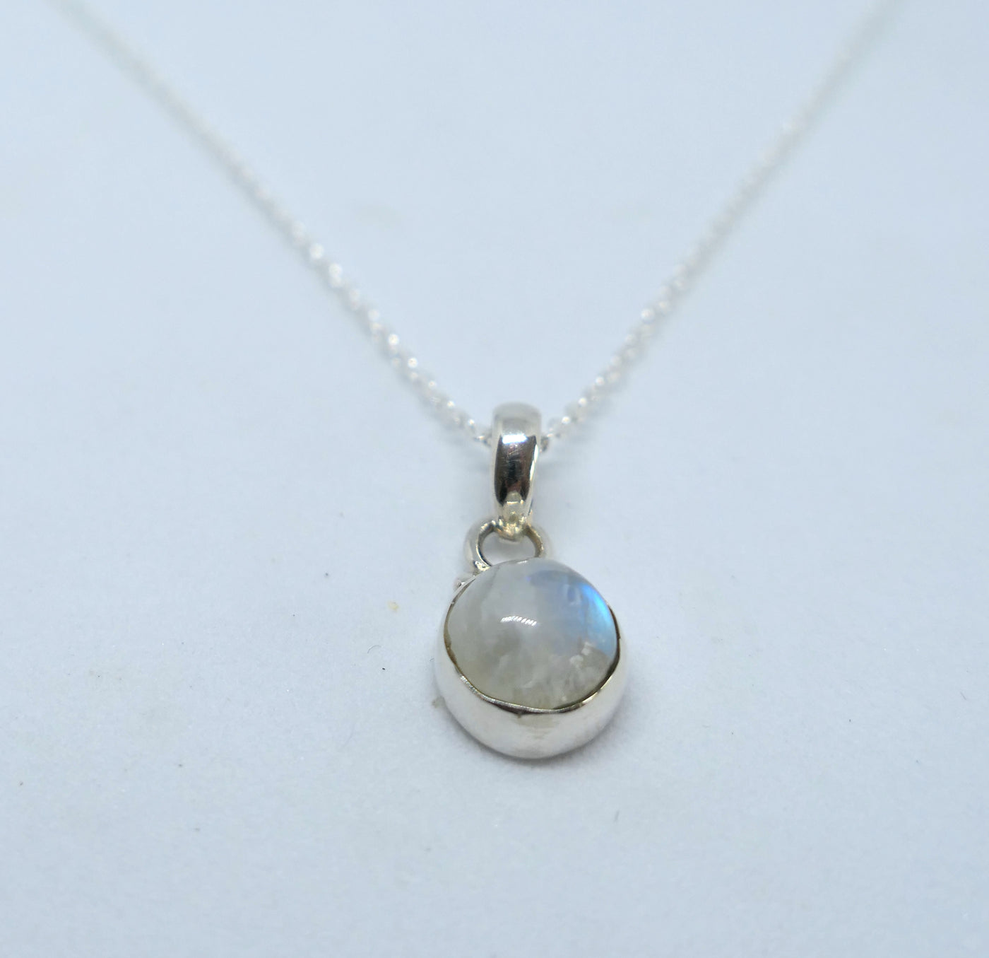 Round Moonstone Pendant