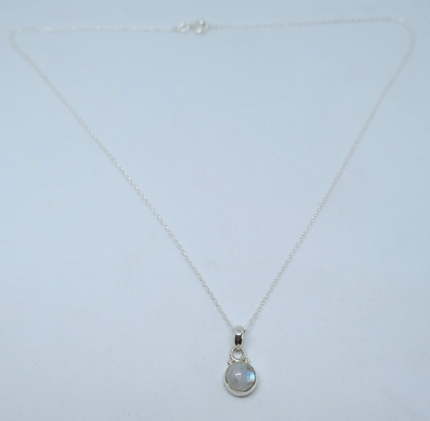 Round Moonstone Pendant