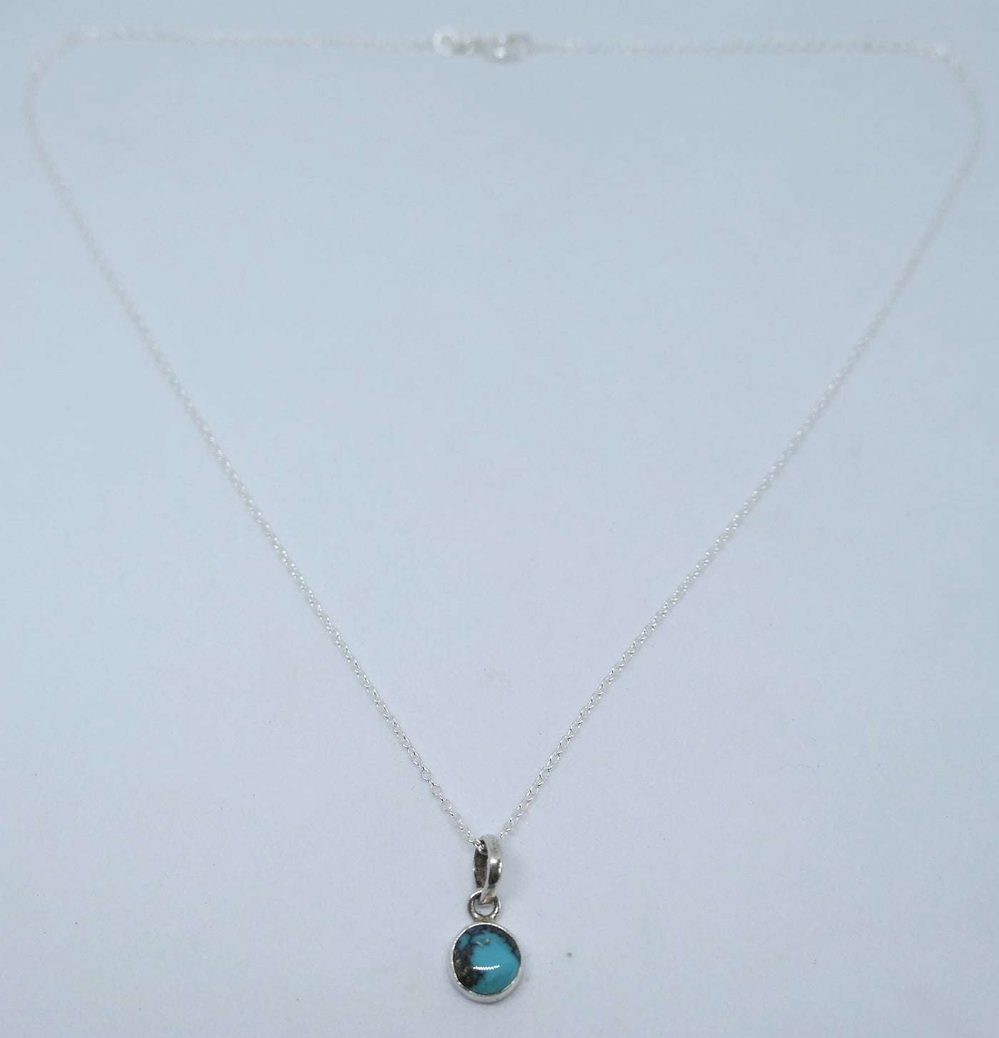 Round Turquoise Pendant