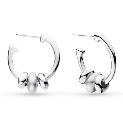 Kit Heath Coast Tumble Sandblast Hoop Earrings