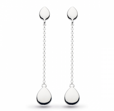 Kit Heath Coast Pebble Chain Earrings