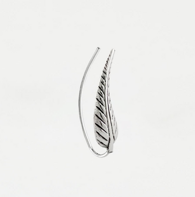 Mini Feather Ear Climber Earrings