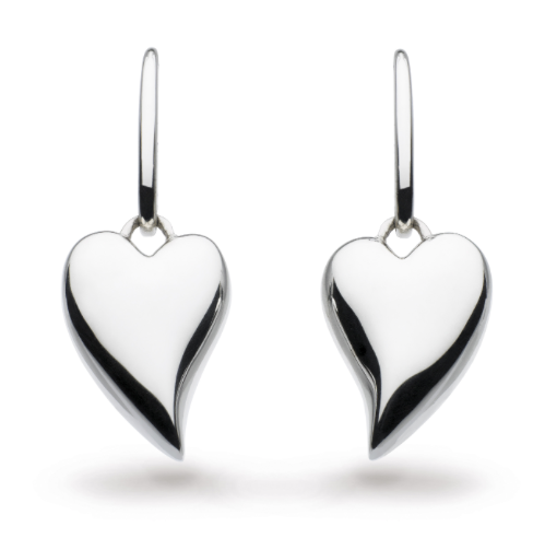 Cherish heart drop earrings