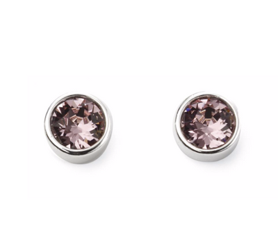 June Birthstone Stud Earrings