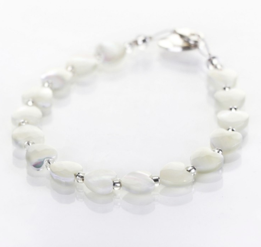 Carrie Elspeth Shell Hearts Bracelet