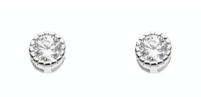 Dew Small CZ Stud Earrings