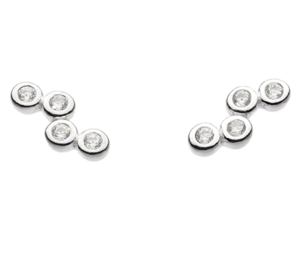 Dew Scattered CZ Stud Earrings