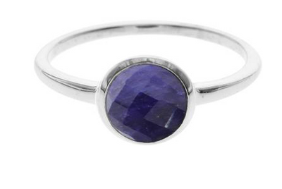 Sapphire Round Stone Ring