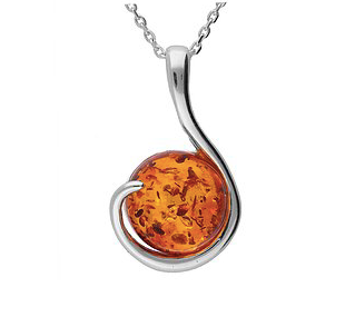 Amber Swirl Pendant