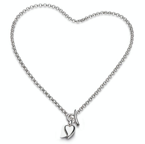 Kit Heath Desire Love Duet Heart Necklace