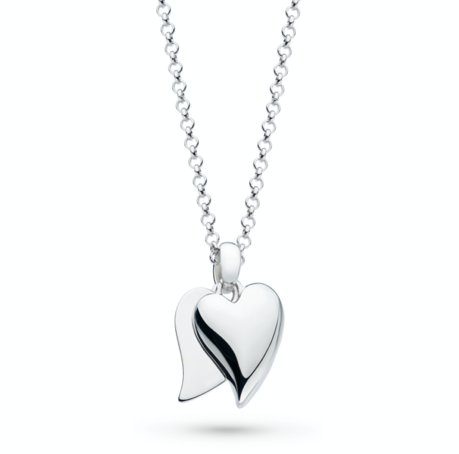 Kit Heath Desire Love Duet Heart Necklace