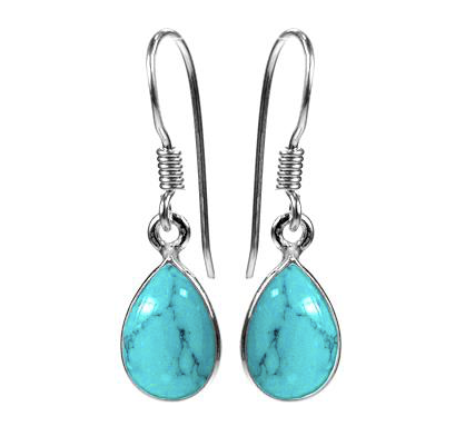 Turquoise Teardrop Earrings