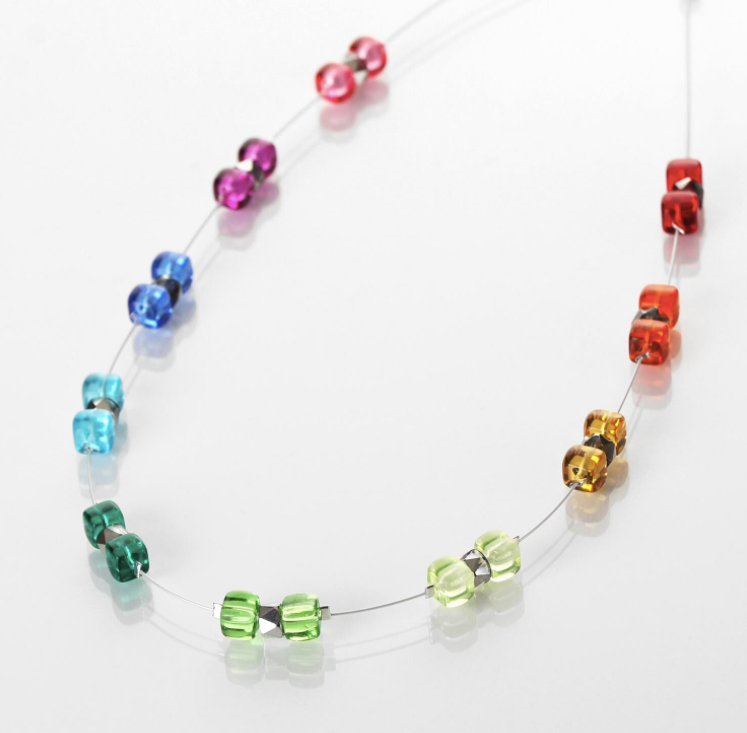 Carrie Elspeth Rainbow Sparkle Necklace