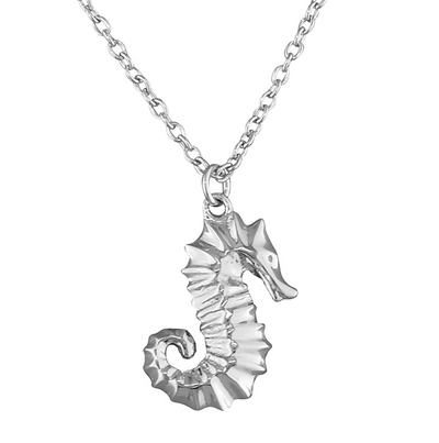 SILVER SEAHORSE NECKLACE