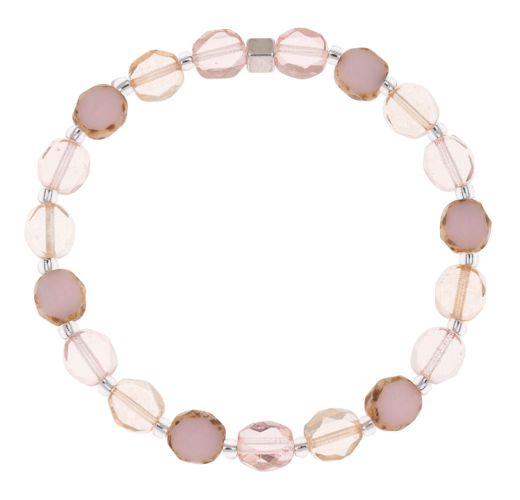 Carrie Elspeth Bohemian Pink Bracelet