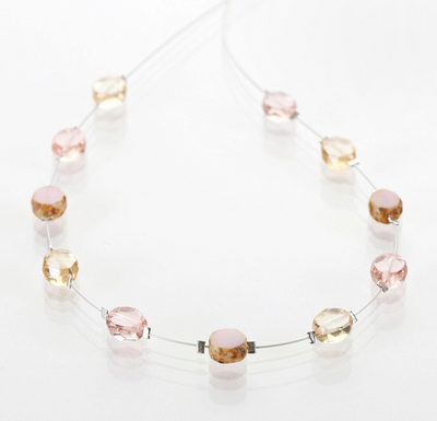 Carrie Elspeth Bohemian Pink Necklace