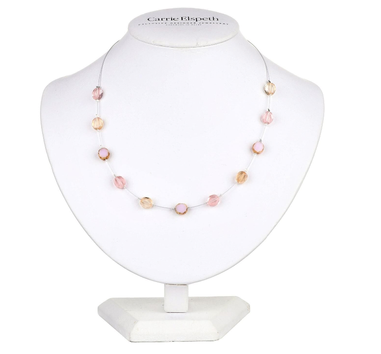 Carrie Elspeth Bohemian Pink Necklace