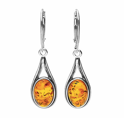 Cleo Amber Drop Earrings