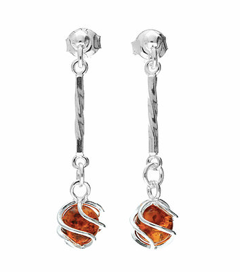 Jessica Amber Drop Earrings