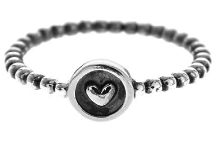 Heart Bobble Stacking Ring