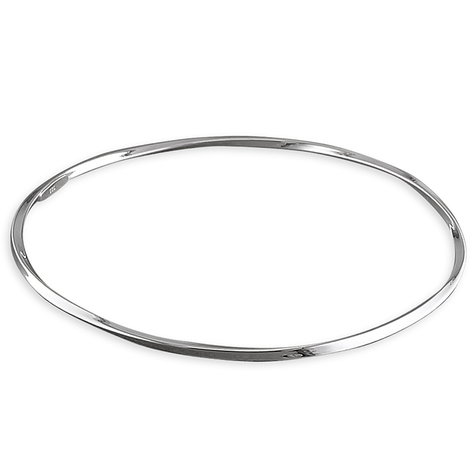 Slim Twist Bangle